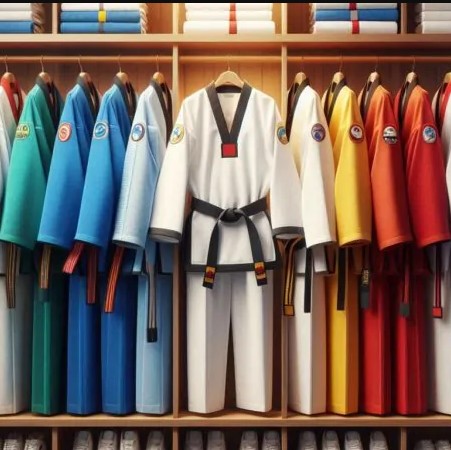 Dobok Gola Preta Graduados Adultos